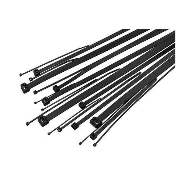 Kabelbinders Tie-Wraps 300X3.5mm Zwart Kabelbinders Tie-Wraps 300X3.5mm Zwart