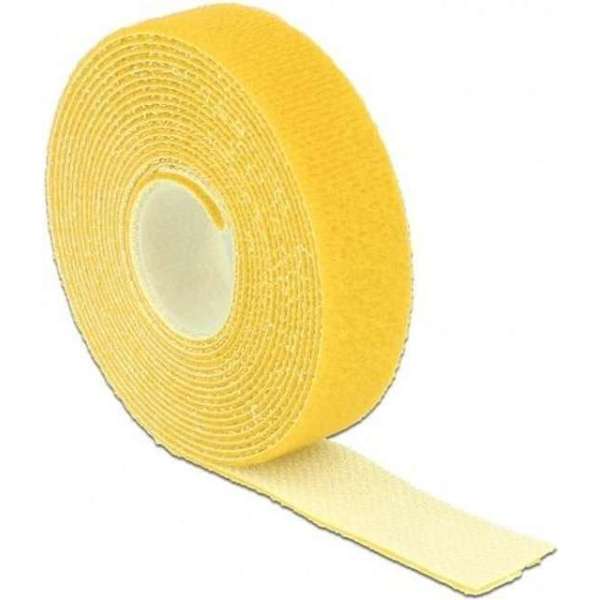 Kabelbinder Delock klittenband 3000x20mm 1x Rol geel Kabelbinder Delock klittenband 3000x20mm 1x Rol geel