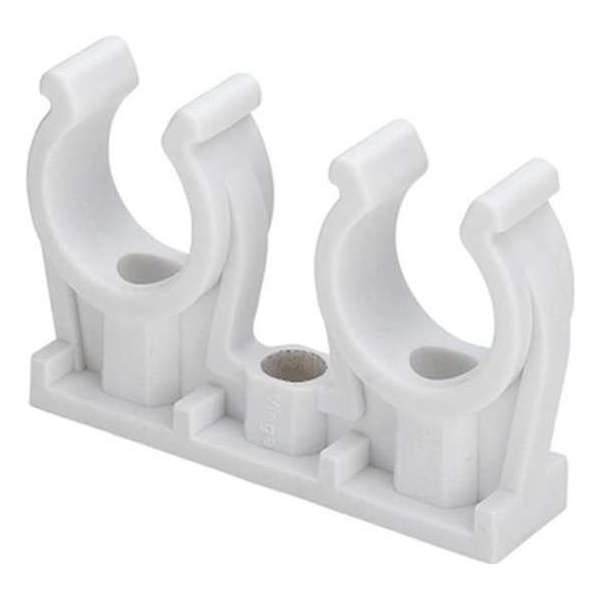VIEG zadel hele beugel Klemzadels 94826C2, kunstst, grijs, diam 15mm VIEG zadel hele beugel Klemzadels 94826C2, kunstst, grijs, diam 15mm