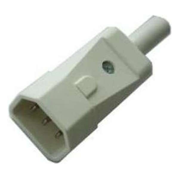 Kaiser Apparaatsteker - 250V - 3-Pins - Zwart Kaiser Apparaatsteker - 250V - 3-Pins - Zwart