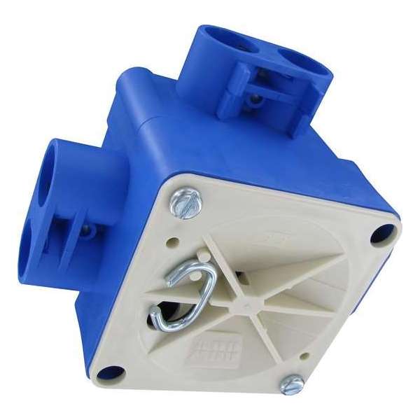 ABB - Centraaldoos - Hafobox - 55mm - 5/8inch - Incl. Deksel - Blauw - BES LED ABB - Centraaldoos - Hafobox - 55mm - 5/8inch - Incl. Deksel - Blauw - BES LED