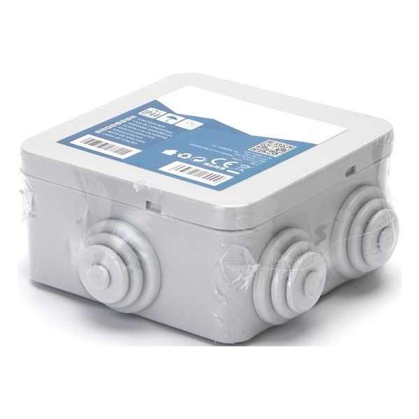 Lasdoos - Kabeldoos - Aigi Lassy - Vierkant - Opbouw - 80x80x40mm - IP44 - Grijs Lasdoos - Kabeldoos - Aigi Lassy - Vierkant - Opbouw - 80x80x40mm - IP44 - Grijs