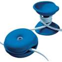 Wikkel snoeren om Cable Turtle XL blauw  | set van 2 stuks