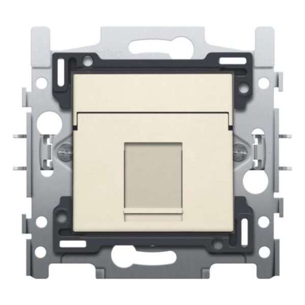 Niko - Data stopcontact 1X RJ11 utp vlak cream - 100-65113 Niko - Data stopcontact 1X RJ11 utp vlak cream - 100-65113