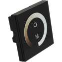 LED dimmer - wandbediening touch panel - zwart