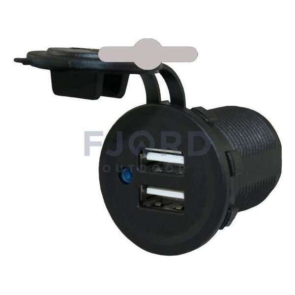 Power Line USB lader 2x 2.1A Power Line USB lader 2x 2.1A