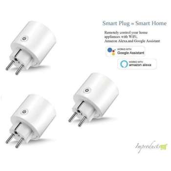 Wifi stopcontact intelligent sterkker / smart plugs maakt alles slimmer 3 stuks