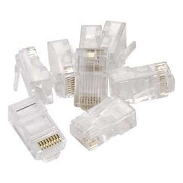 Bandridge BTP8088M RJ-45 Transparant kabel-connector Bandridge BTP8088M RJ-45 Transparant kabel-connector