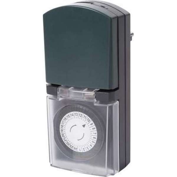 Digitale Timer voor gebruik buitenshuis met randaarde IP44 Digitale Timer voor gebruik buitenshuis met randaarde IP44