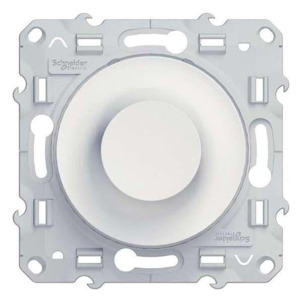 Draaidimmer - Wit - Odace - Schneider Electric - S520511 Draaidimmer - Wit - Odace - Schneider Electric - S520511