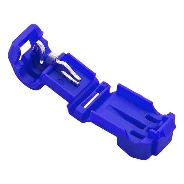 Draad Connector met Kabelschoen Snelkoppeling - 0.75-1.5 mm2 - Blauw 100 Stuks Draad Connector met Kabelschoen Snelkoppeling - 0.75-1.5 mm2 - Blauw 100 Stuks