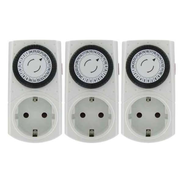 Kopp tijdschakelklok mechanisch 3-pack compact Kopp tijdschakelklok mechanisch 3-pack compact