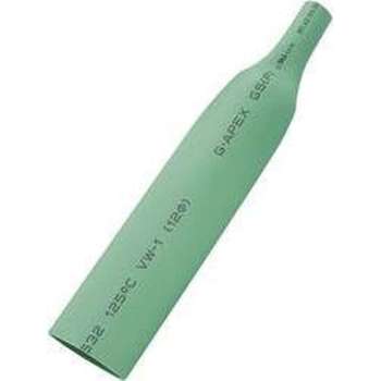 TRU COMPONENTS 1565145 Krimpkous zonder lijm Groen 25 mm 12.50 mm Krimpverhouding:2:1 5 m