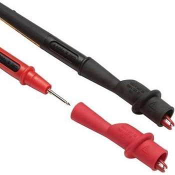 Fluke Ac175 Veiligheids-Krokodilklemmenset Bus 2 Mm Cat Iv 600 V Cat Iii 1000 V Rood Zwart