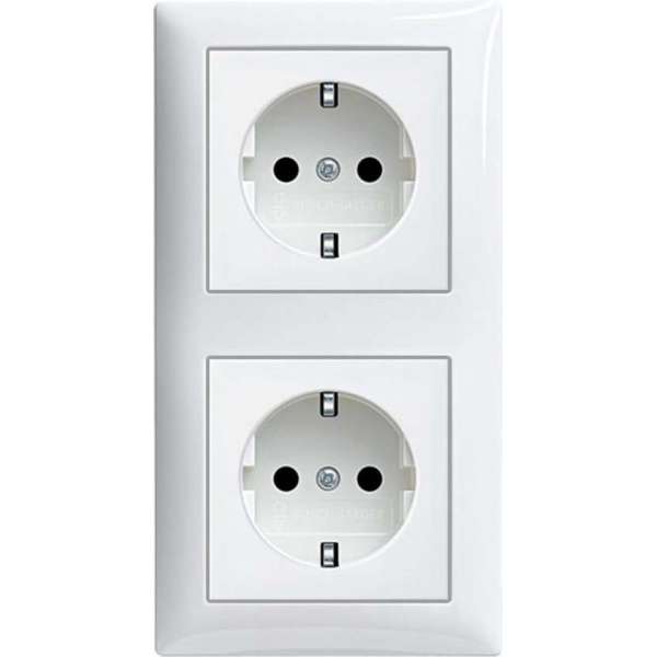 Busch-Jaeger Inbouw Wandcontactdoos Set2 Busch-Jaeger Inbouw Wandcontactdoos Set2