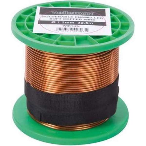 WIKKELDRAAD Ø1.2mm - 32.5m - 0.5 ohm (WIK1.2N) WIKKELDRAAD Ø1.2mm - 32.5m - 0.5 ohm (WIK1.2N)