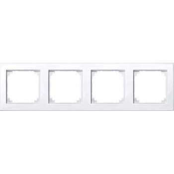 Afdekraam M-Smart 4V - Kunststof Actief wit - Systeem M - Schneider Electric - 478425