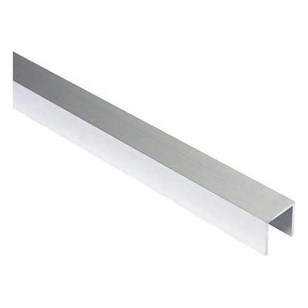 Essentials U-profiel aluminium brut 100 x 2,5 x 2,5 cm Essentials U-profiel aluminium brut 100 x 2,5 x 2,5 cm
