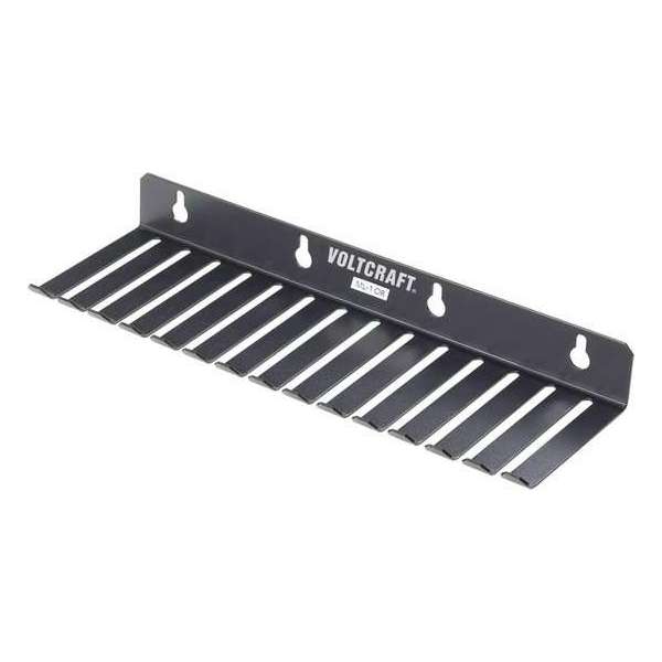 VOLTCRAFT ML-1 OR Meetsnoerhouder ML-1 OR 14 uitsparingen (73 x 5,3 mm) (l x b x h) 280 x 85 x 32 mm Zwart VOLTCRAFT ML-1 OR Meetsnoerhouder ML-1 OR 14 uitsparingen (73 x 5,3 mm) (l x b x h) 280 x 85 x 32 mm Zwart