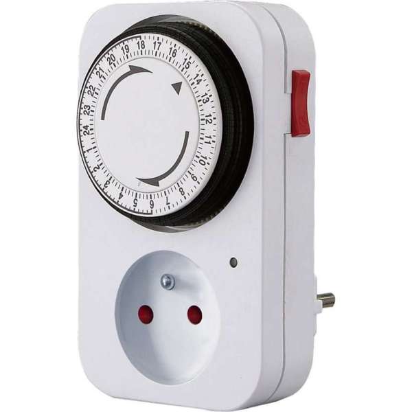 Mechanische timer - 24u - 2P+A 16A - 3680W Mechanische timer - 24u - 2P+A 16A - 3680W