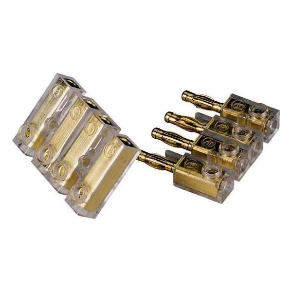 Hama Plug Con.4Pin Gold 6Qmm Hama Plug Con.4Pin Gold 6Qmm