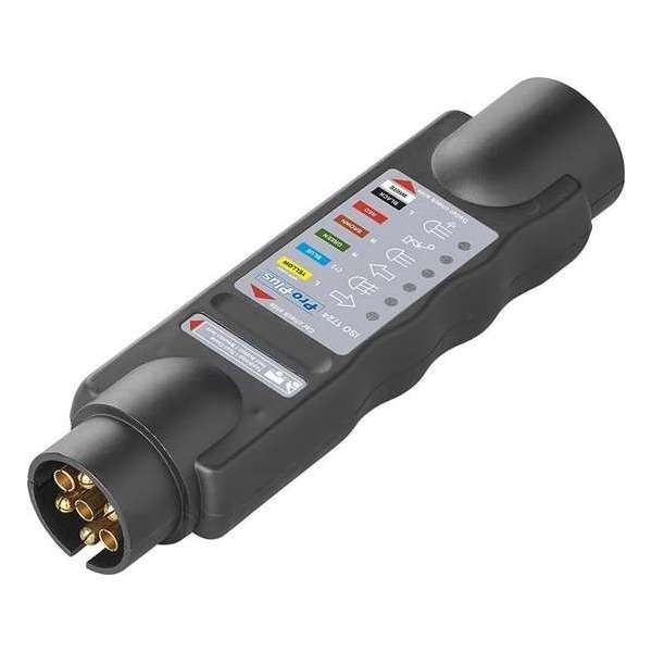 Proplus - Verlichtingstester - Stekkertester - 7-polig 12V LED - Camper of aanhanger steker tester Proplus - Verlichtingstester - Stekkertester - 7-polig 12V LED - Camper of aanhanger steker tester