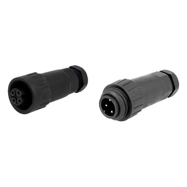 400V kabelverbinder - Male + Female - 4-aderig - IP67 400V kabelverbinder - Male + Female - 4-aderig - IP67
