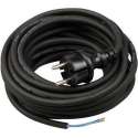 Neopreen buiten kabel  - 10 meter - 2 x 1.0mm met stekker