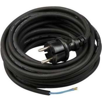 Neopreen buiten kabel  - 10 meter - 2 x 1.0mm met stekker