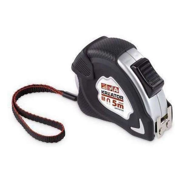 Kreator KRT702105 Rolmaat - 5m - aluminium Kreator KRT702105 Rolmaat - 5m - aluminium
