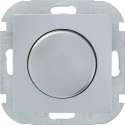 PLIEGER dimmer - serie Luna - 12V halogeen met elektronische trafo - 50 - 500 watt - druk aan/uit - aluminium