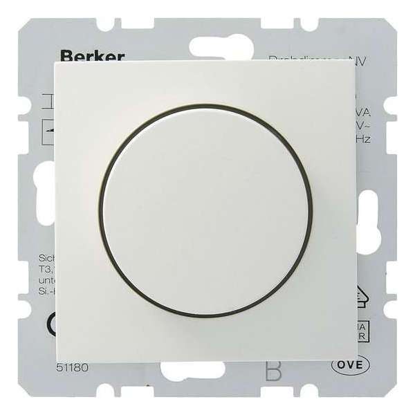 Berker Dimmer Spoelentrafo 20-500W Wit - B.1/B.3/B.7 (Te combineren met Berker S1 serie) Berker Dimmer Spoelentrafo 20-500W Wit - B.1/B.3/B.7 (Te combineren met Berker S1 serie)