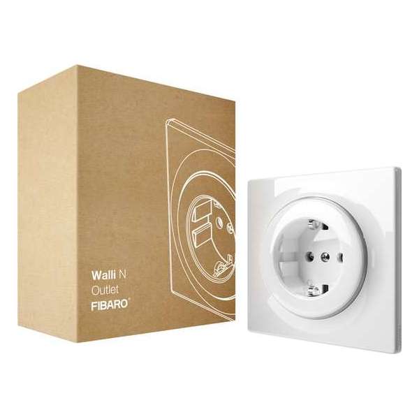 FIBARO Walli N Outlet type F - Wit - Klassiek basiselement FIBARO Walli N Outlet type F - Wit - Klassiek basiselement