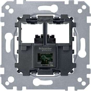 Sokkel - RJ45 Actassi CAT6 UTP 1V - Merten - Schneider Electric - MTN4576-0001