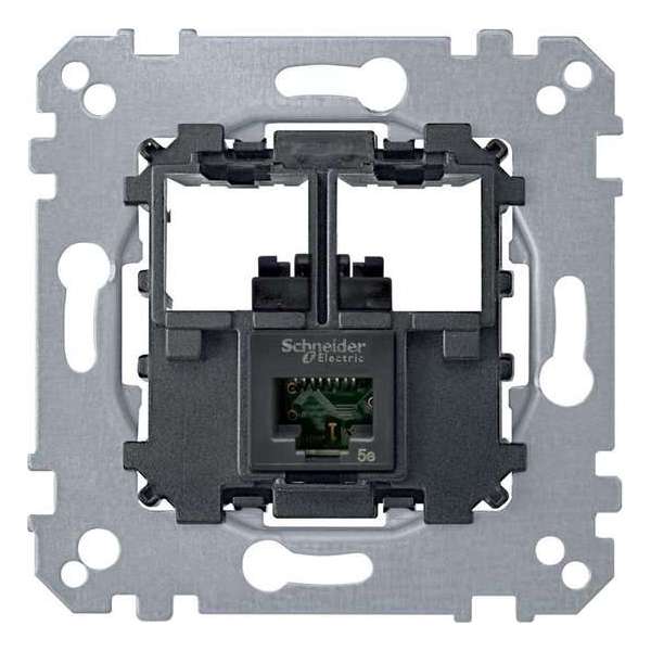 Sokkel - RJ45 Actassi CAT6 UTP 1V - Merten - Schneider Electric - MTN4576-0001