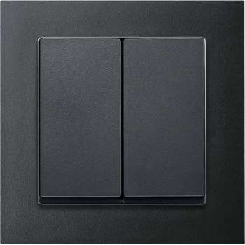 Wissel-wisselschakelaar Compleet - Antraciet - Merten M-Pure - Schneider Electric - MTN3126-36141_TO
