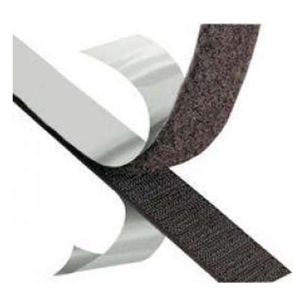 VELCRO® Brand Fasteners Klittenband (zachtekant) zelfklevend 25m op rol Zwart VELCRO® Brand Fasteners Klittenband (zachtekant) zelfklevend 25m op rol Zwart