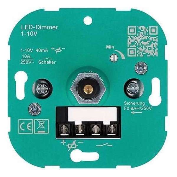 Muurdimmer inbouw 1-10V max. 40A Muurdimmer inbouw 1-10V max. 40A