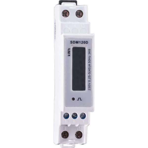 1 fase LCD modulaire kWh meter 45A 1 fase LCD modulaire kWh meter 45A