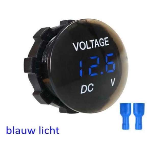 Voltmeter digitaal inbouw 5-48V |Auto, motorfietsen, boot | waterdicht en stofdicht| Blouw | 36x16mm Voltmeter digitaal inbouw 5-48V |Auto, motorfietsen, boot | waterdicht en stofdicht| Blouw | 36x16mm