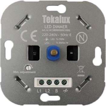 Olucia Enzo - LED Muurdimmer - Grijs - Maximaal 150 Watt