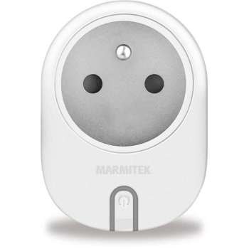 Marmitek Power SE - slimme wifi stekker - geen hub benodigd - manueel en automatisch schakelen - stekker type E (BE) - Smart me