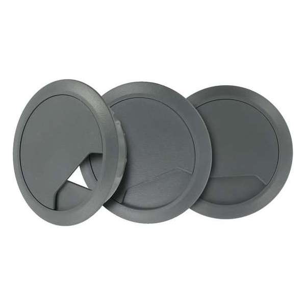 TQ4U Kabeldoorvoer - ABS Kunststof - Ø 80 mm - Verstelbaar - Grijs / Antraciet - 3 stuks TQ4U Kabeldoorvoer - ABS Kunststof - Ø 80 mm - Verstelbaar - Grijs / Antraciet - 3 stuks