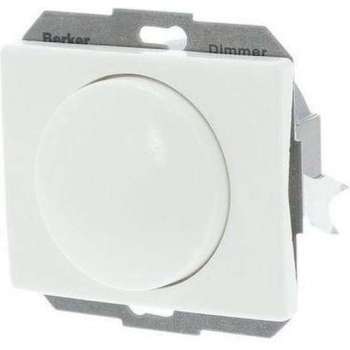 BERKER ARSYS DIMMER INBOUW 400W DRAAI-UIT POLARWIT