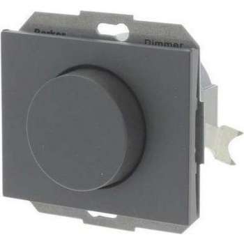 BERKER K1 DIMMER INBOUW 400W DRAAI-UIT ANTRACIET