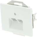 BERKER K1 CONTACTDOOS INBOUW TELEFOON/DATA 2X8POLIG POLARWIT