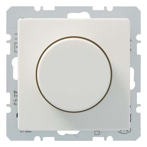 Berker Inbouw Dimmer Spoelentrafo Q.1 20-500W Wit Berker Inbouw Dimmer Spoelentrafo Q.1 20-500W Wit