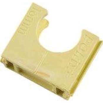 Polfix kabelbuisklem 16mm creme 150/ds