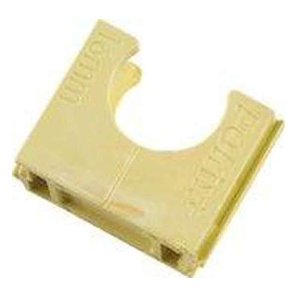 Polfix kabelbuisklem 16mm creme 150/ds Polfix kabelbuisklem 16mm creme 150/ds