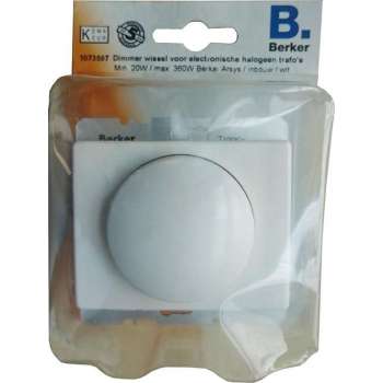 BERKER Arsys dimmer wissel voor trafo's, inbouw | WIT